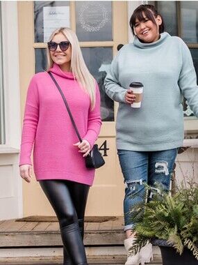NWT -Silver Icing Otto Tunic Sweater [M]